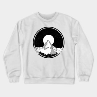 The Matterhorn black and white Crewneck Sweatshirt